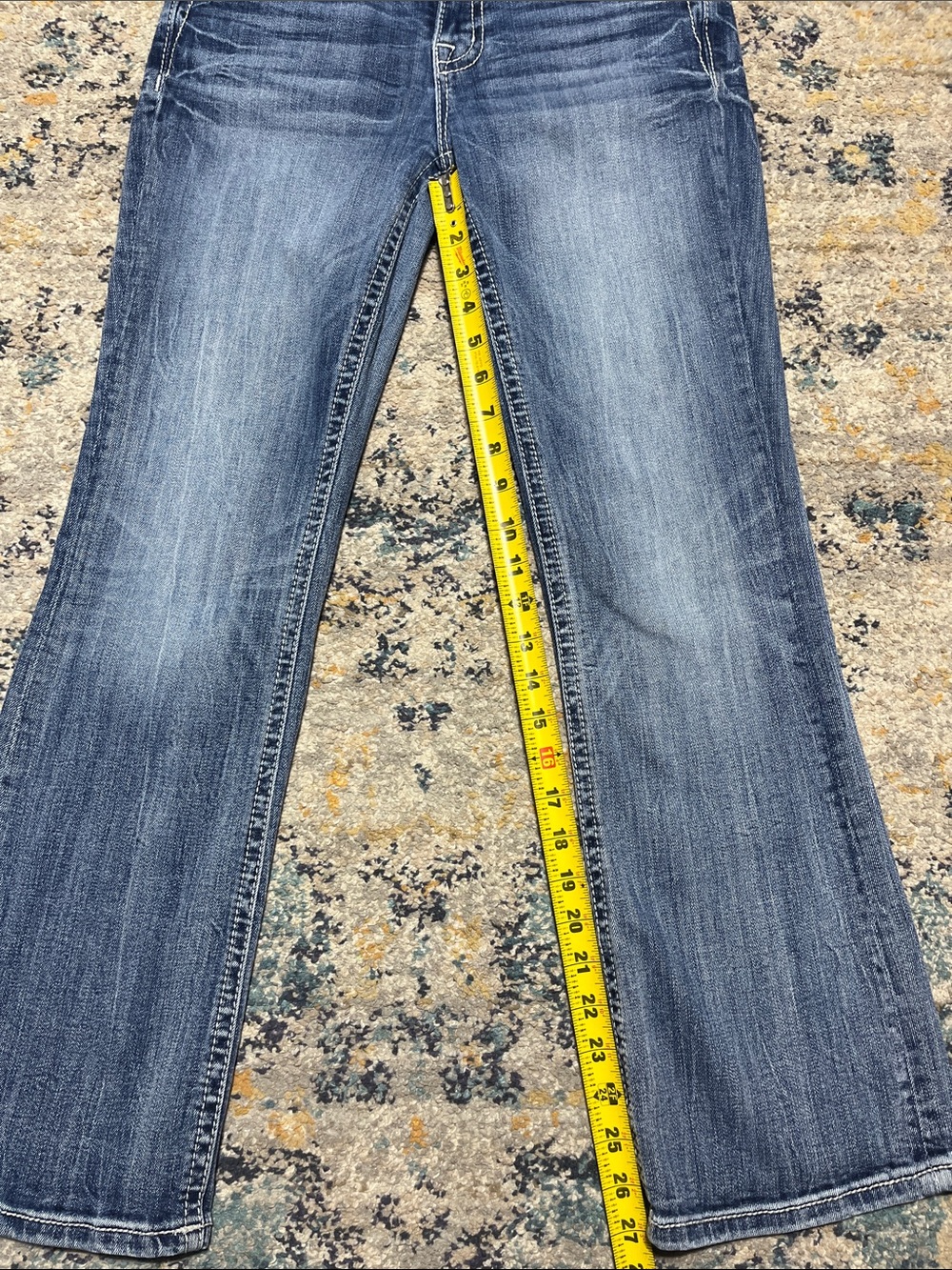 Miss Me Low-Rise Boot Cut Jeans Size 28 - Picture 9 of 13